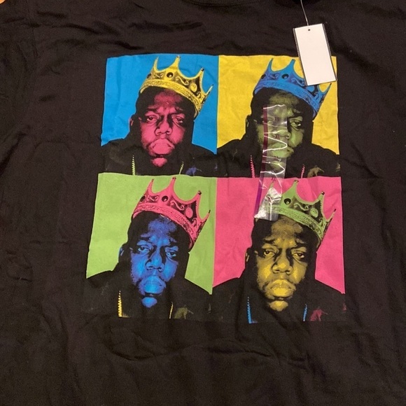 Notorious B.I.G. Black Short Sleeve Graphic T-Shirt - X-Large - Picture 2 of 3